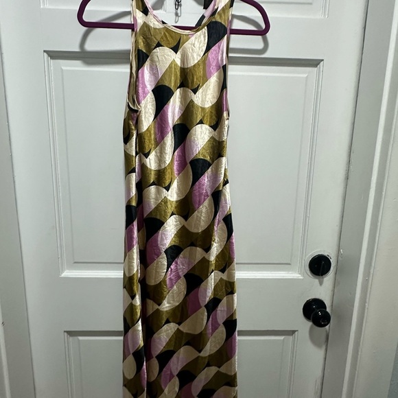 House of Harlow 1960 Geometric Sleeveless Maxi Slip Dress Size M - Picture 2 of 7